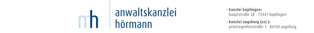 Logo Anwaltskanzlei Hörmann